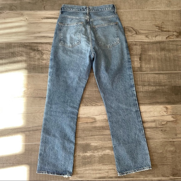 AGOLDE 90’s Pinch Waist straight leg stripe jeans - Picture 5 of 11